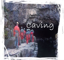 caving wales
