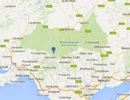 Wild campsite location map