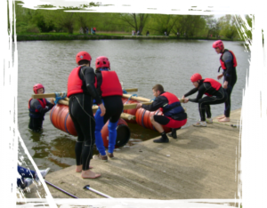 raft building wales