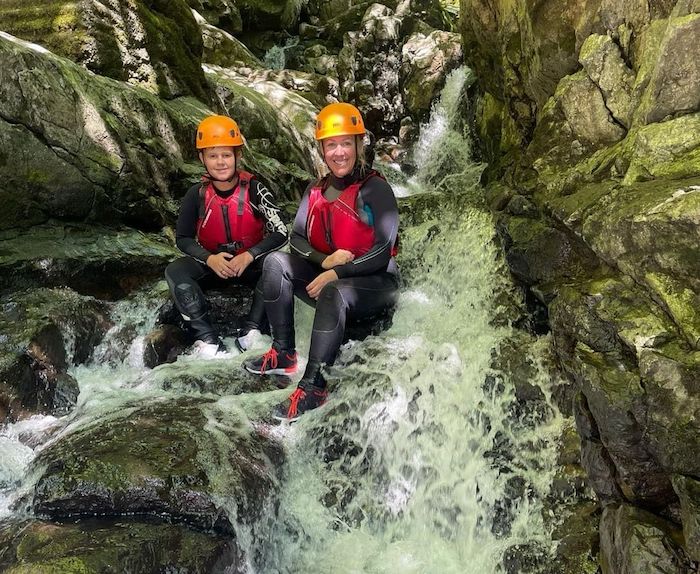 family gorge walking