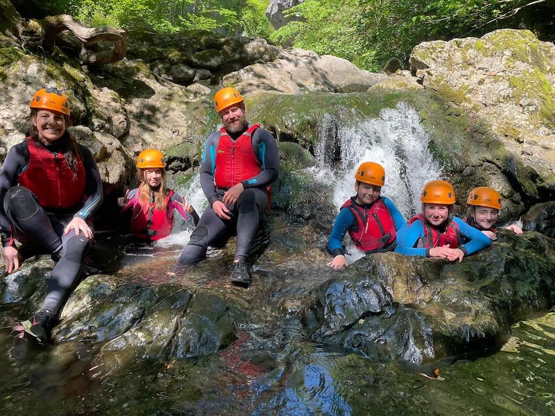 family gorge walking