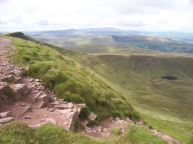 Majestic view of Pen y Fan, the highest peak in South Wales