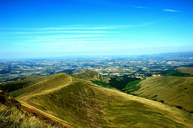 North view from the summit of Pen-y-Fan